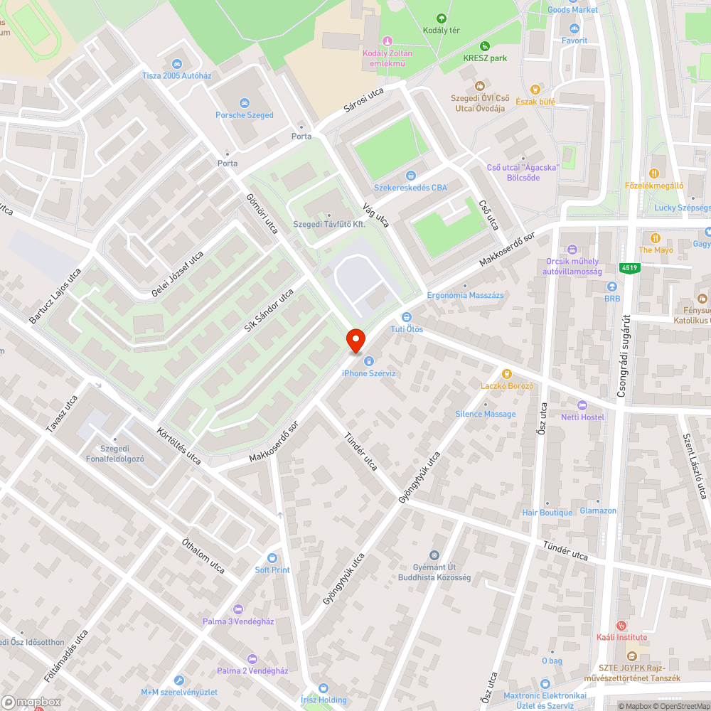 Beszakadt a föld - Makkoserdő sor 36. bejelentés helye