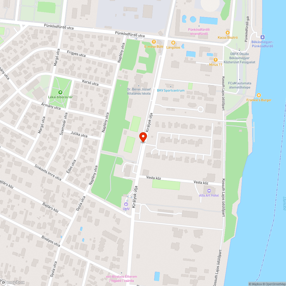 Szemét bejelentés helye