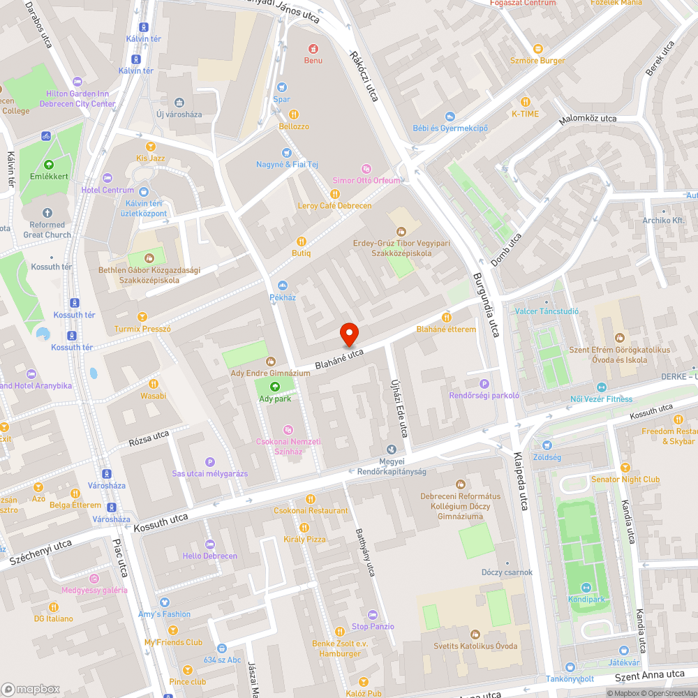 Eldugult csatorna bejelentés helye