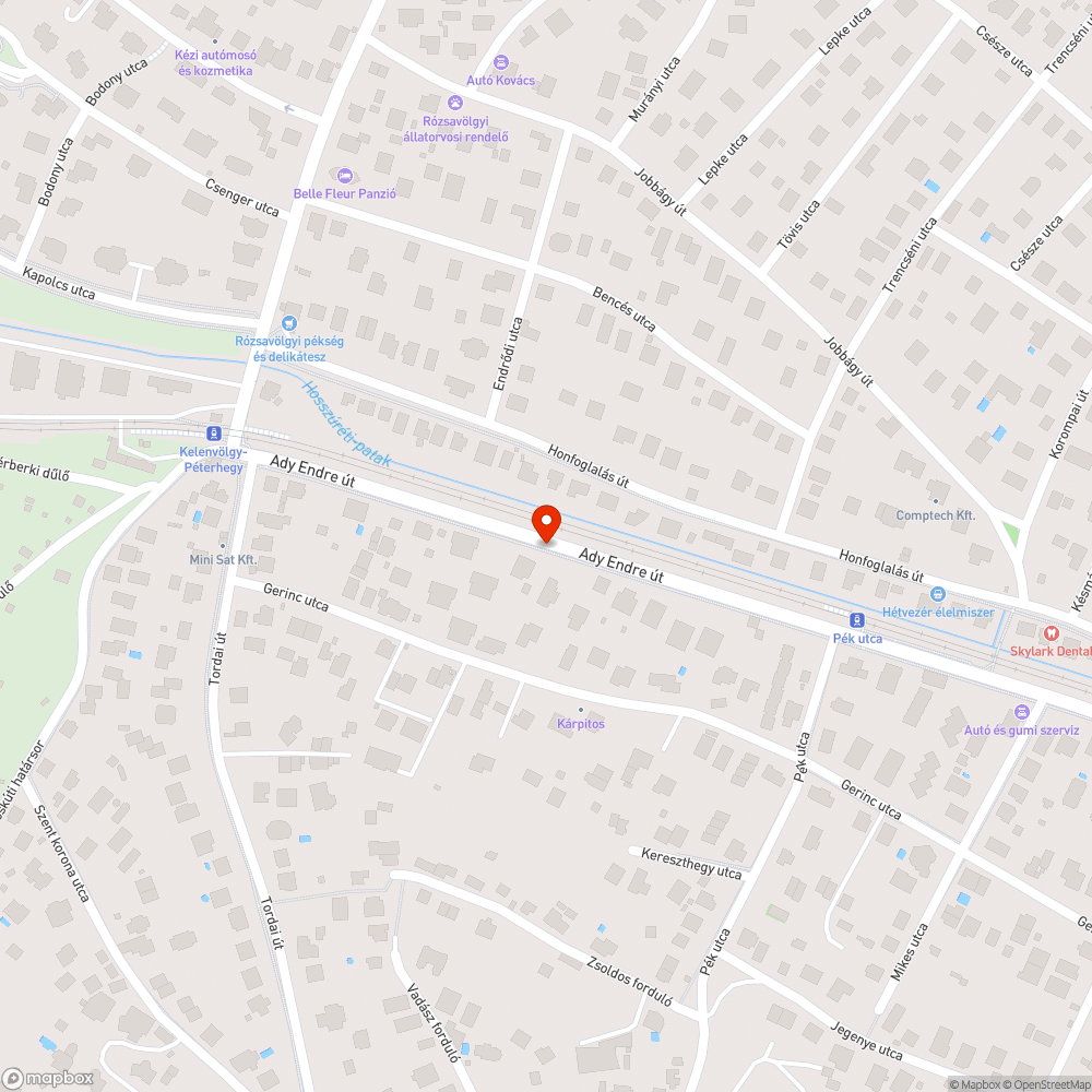 Életjárt közműdoboz bejelentés helye