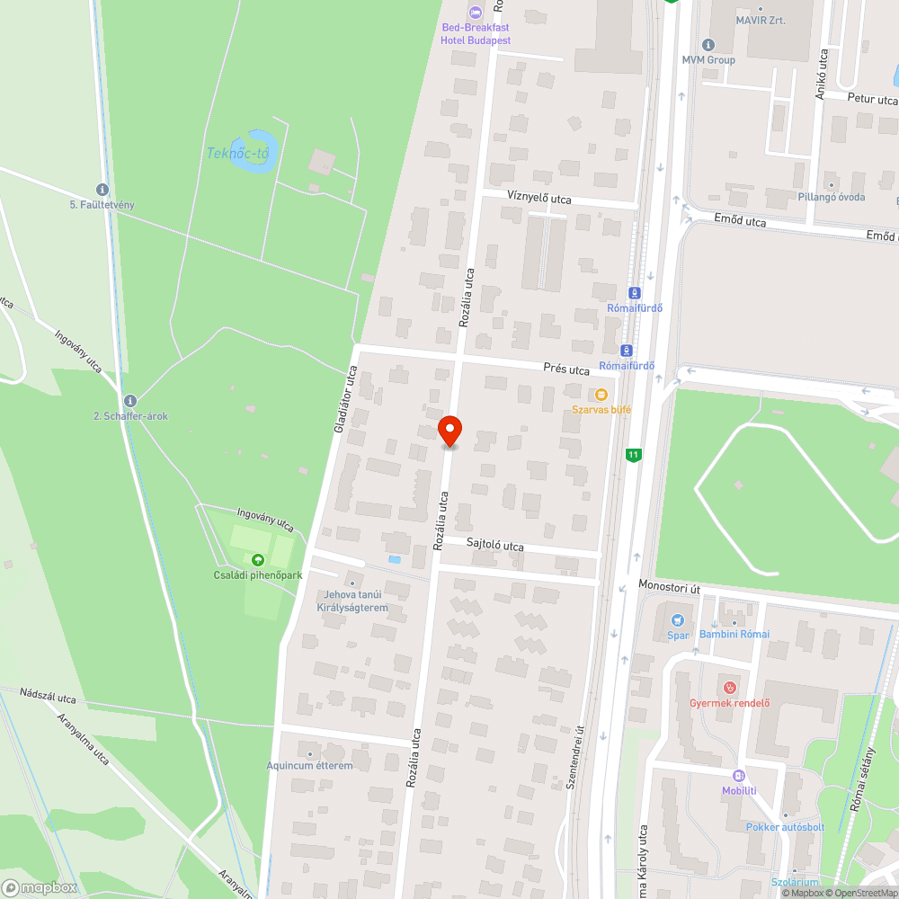 A Rozália utcát rosszul csinálták meg egy közműjavítás után bejelentés helye