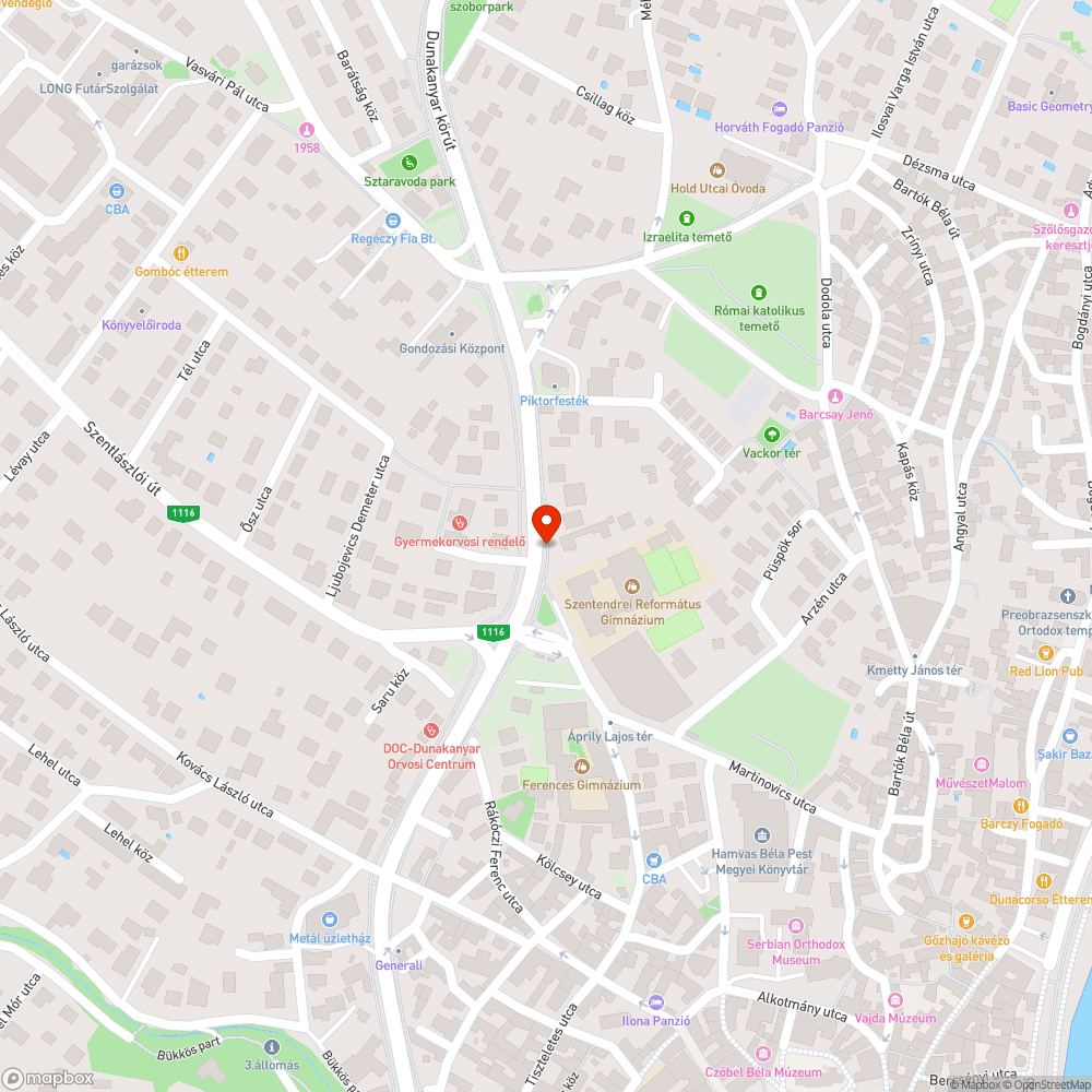 Ottfelejtett bója bejelentés helye