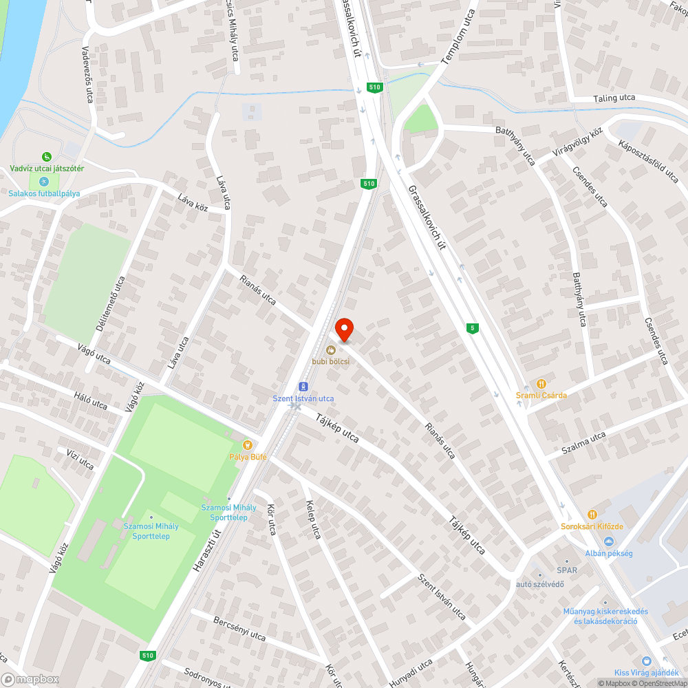 Csatorna körül megsüllyedt terület bejelentés helye