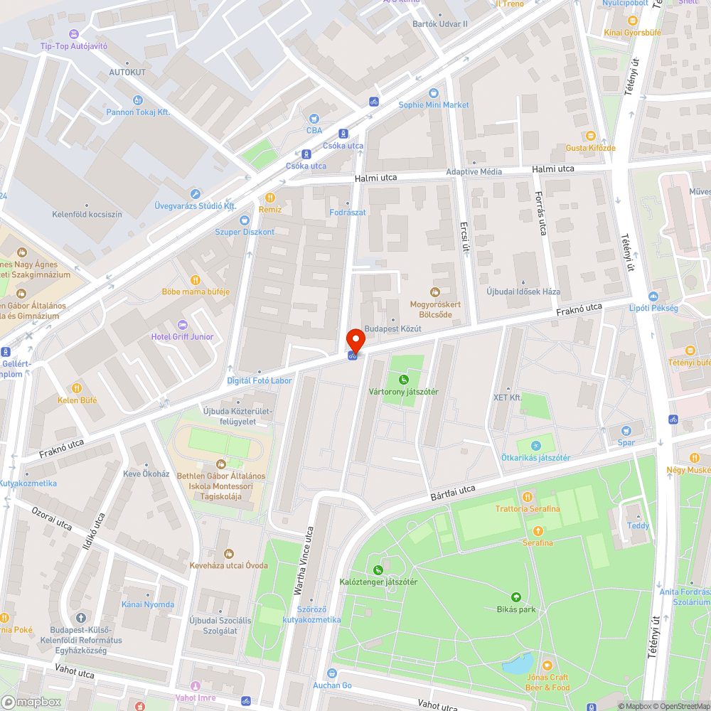 Rozsdás szemetesedény bejelentés helye