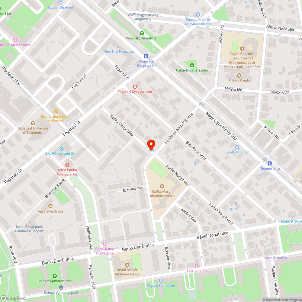 Elhagyatott bevásárlókocsi szeméttel bejelentés helye