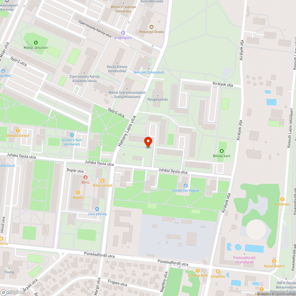 Hiányzó közműfedél bejelentés helye