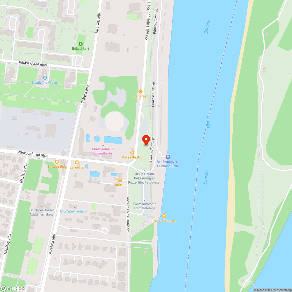 Eléggé hiányzó út bejelentés helye