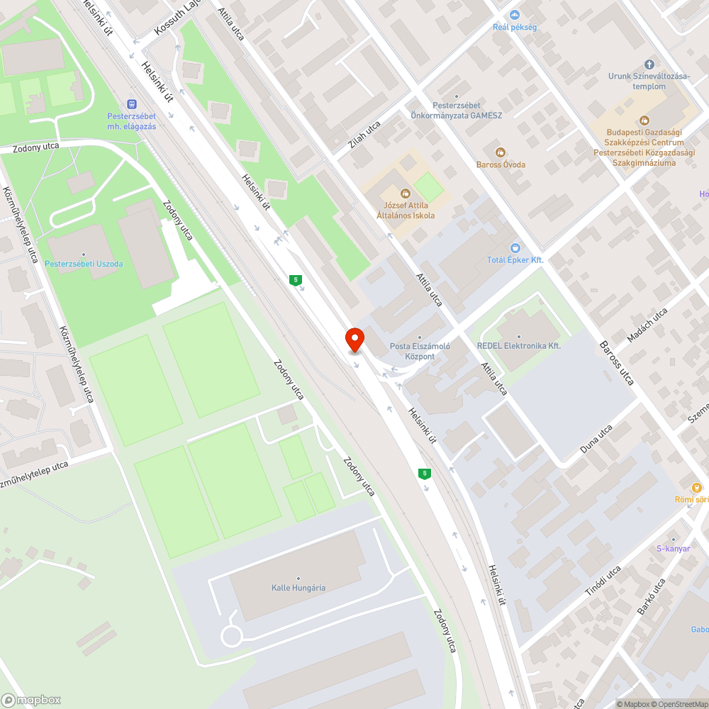 Felüljáró alatt szemét bejelentés helye