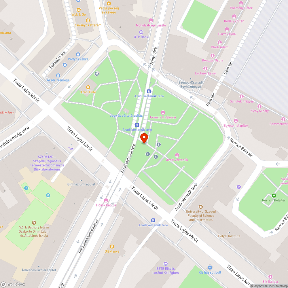 Meglazult korlátsor bejelentés helye