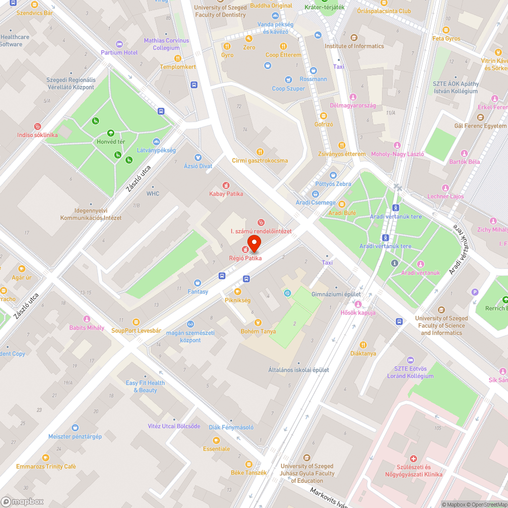 Megrongált kerítéselem bejelentés helye