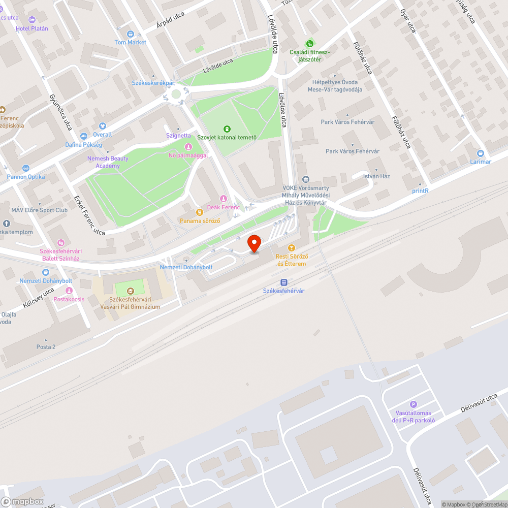 Elhagyott kerékpár bejelentés helye