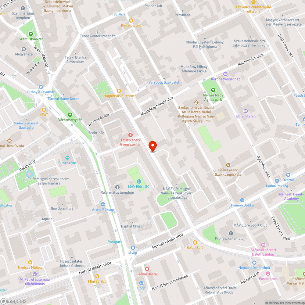 Nagyon gyenge fény a Prohászka úton bejelentés helye