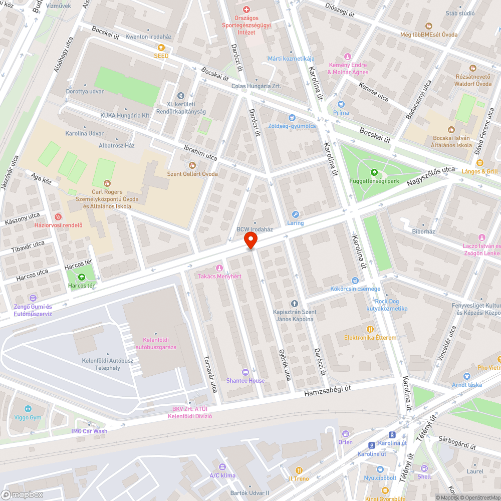 Kidőlő kuka bejelentés helye