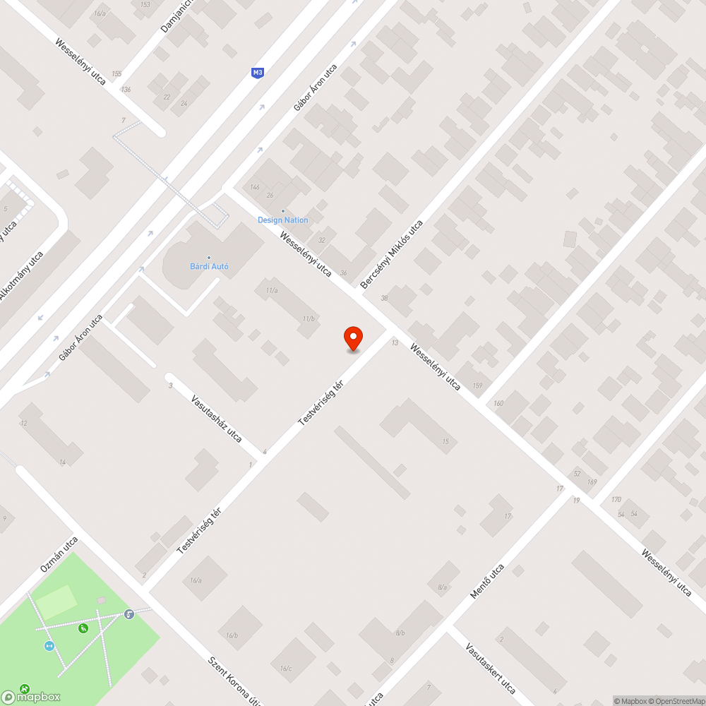 Szemét bejelentés helye