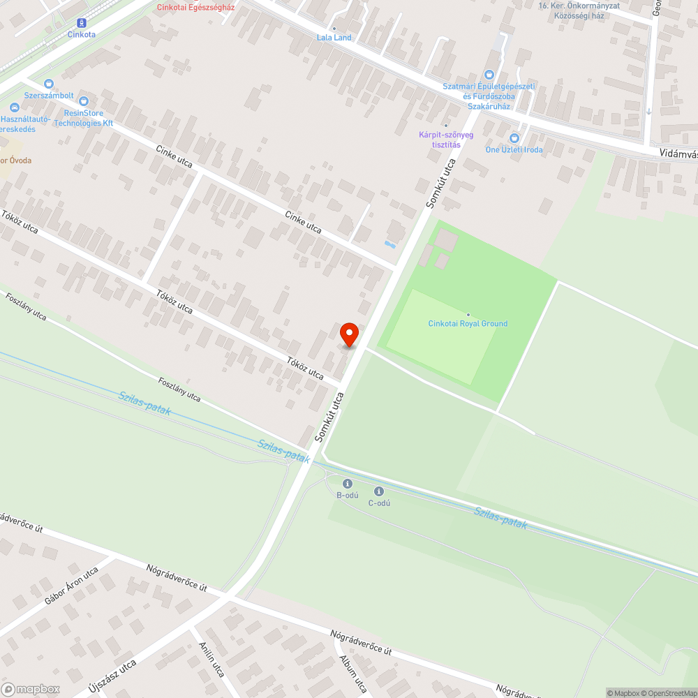 Ott felejtett autó bejelentés helye