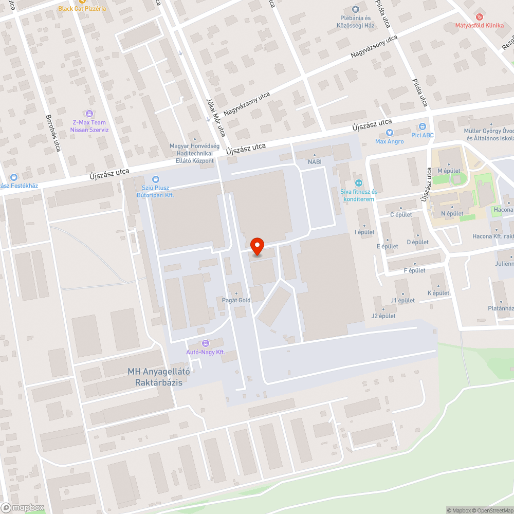 Jelzőlámpa bejelentés helye