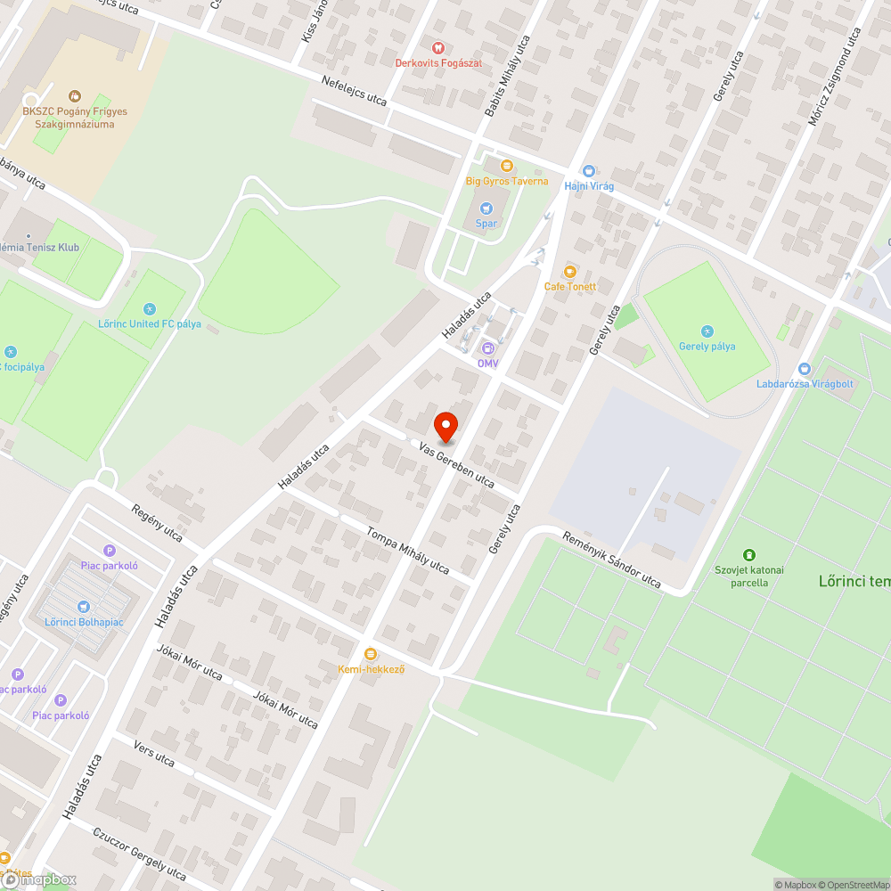 Botlásveszélyes fedél bejelentés helye