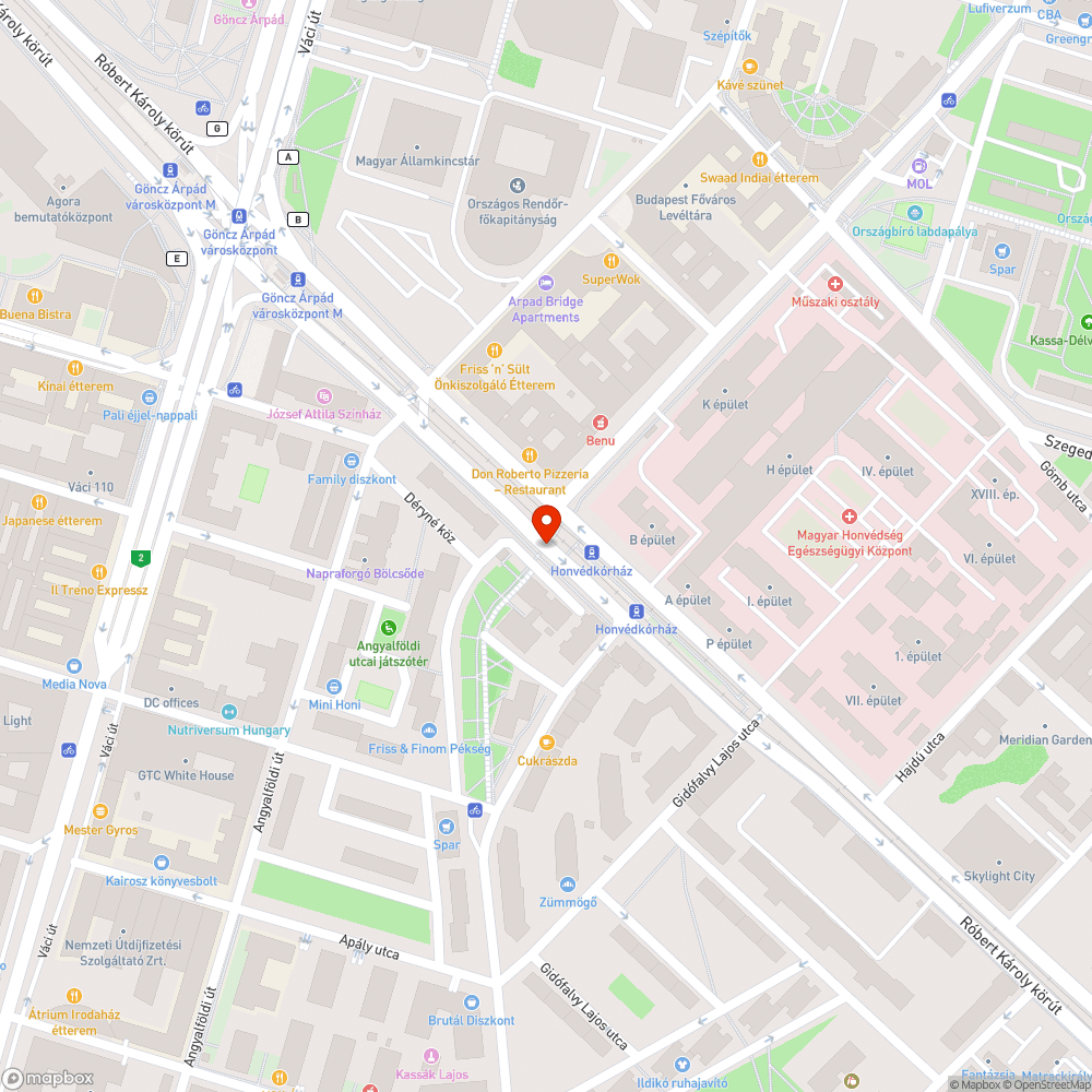 Nem működő lámpa bejelentés helye