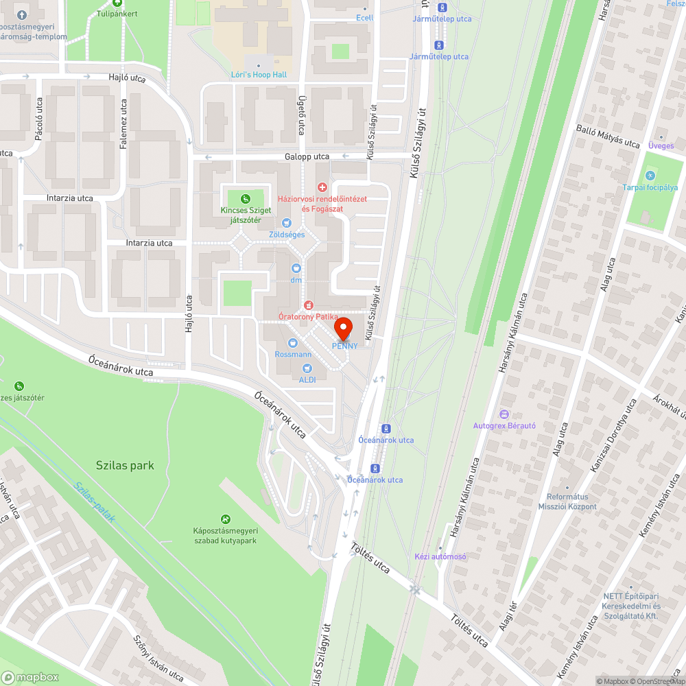 "Szivárgó" tűzcsap bejelentés helye