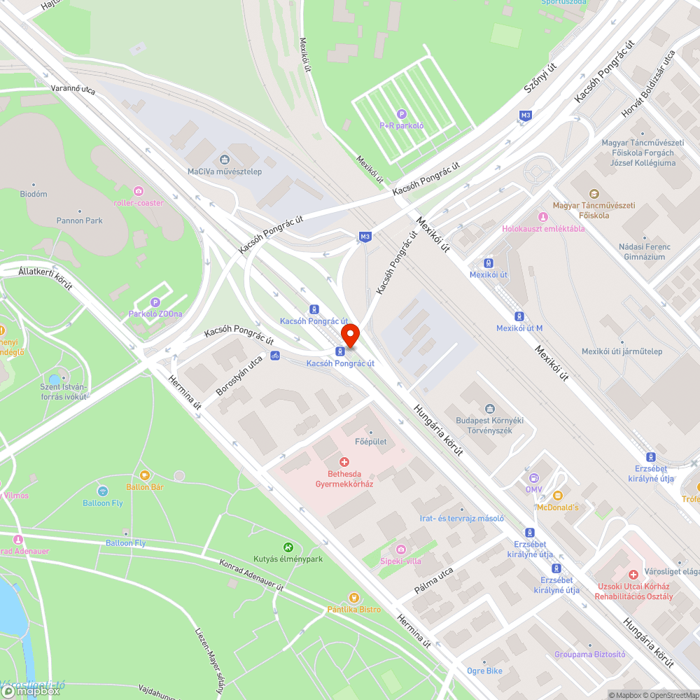 Graffiti a lámpákon bejelentés helye