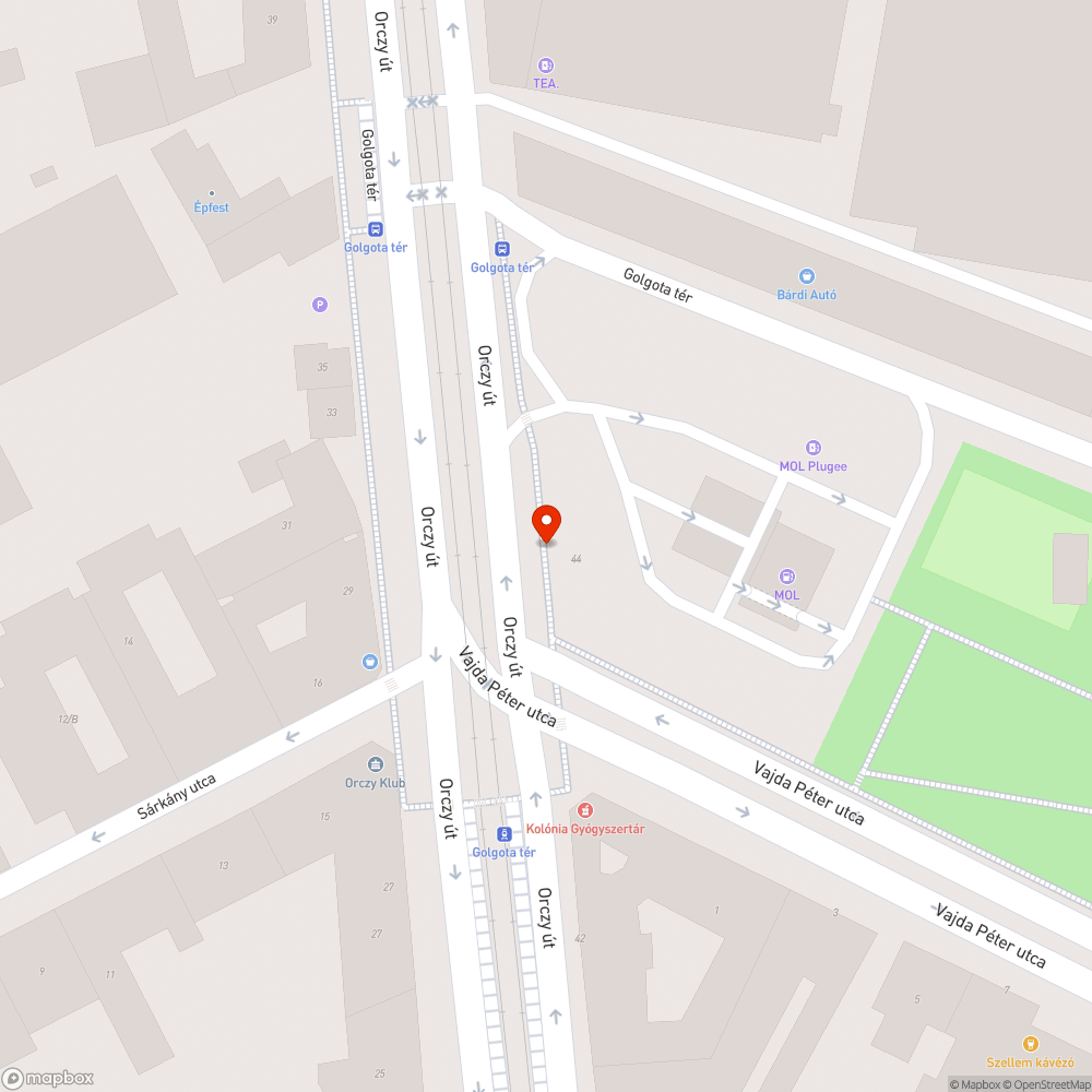 Beszakadt fedlap bejelentés helye