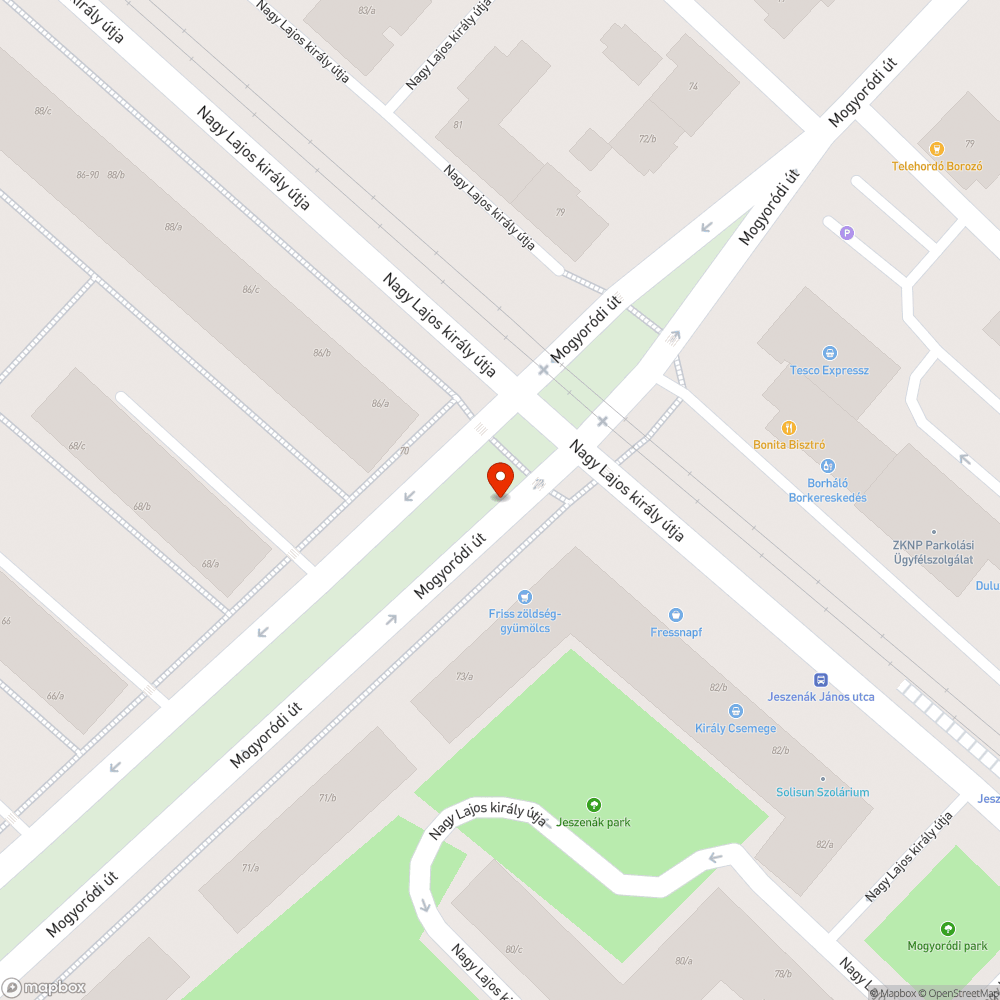 Hiányzó korlátelem bejelentés helye