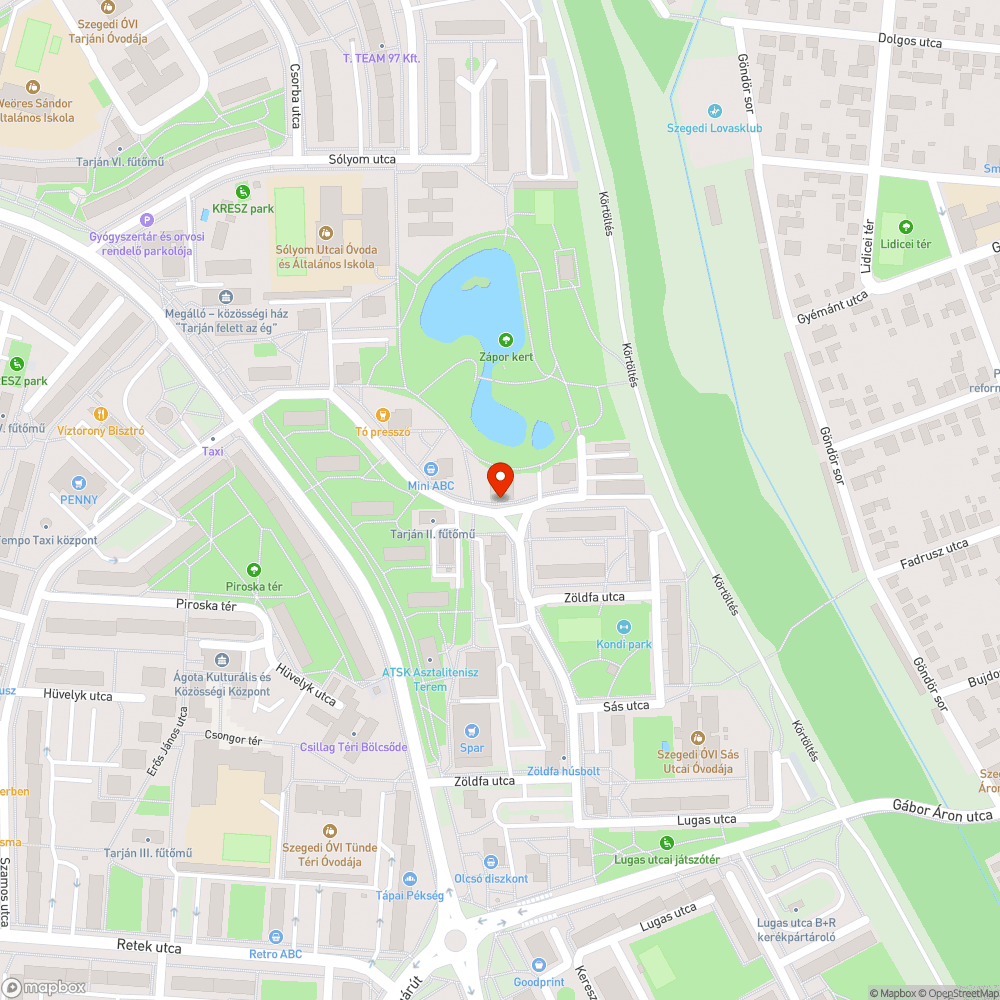 Kivágott fa - Pentelei sor 2. bejelentés helye