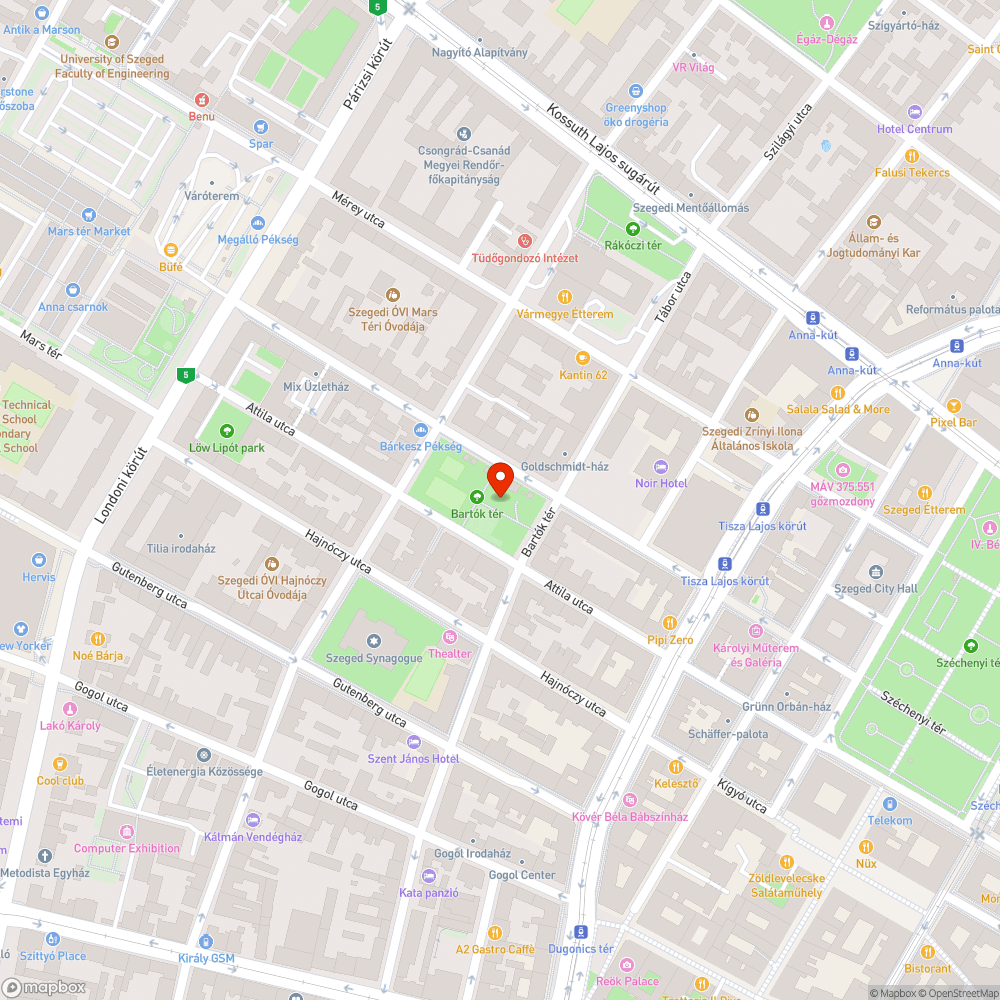 Eldugult víznyelő - Bartók tér közepén bejelentés helye