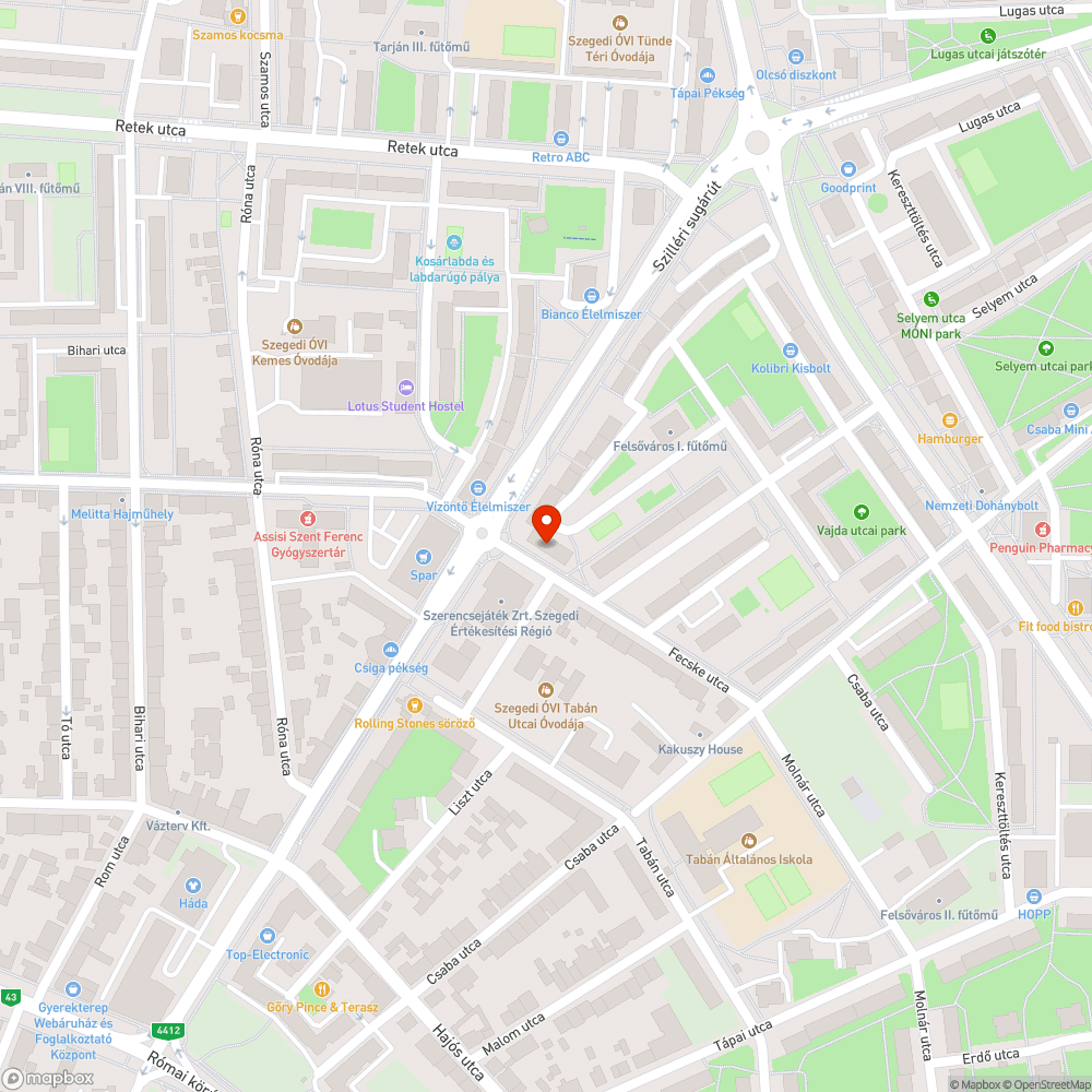 Eldugult lefolyó - Szilléri sgt. 35/a, Fecske utca felől bejelentés helye