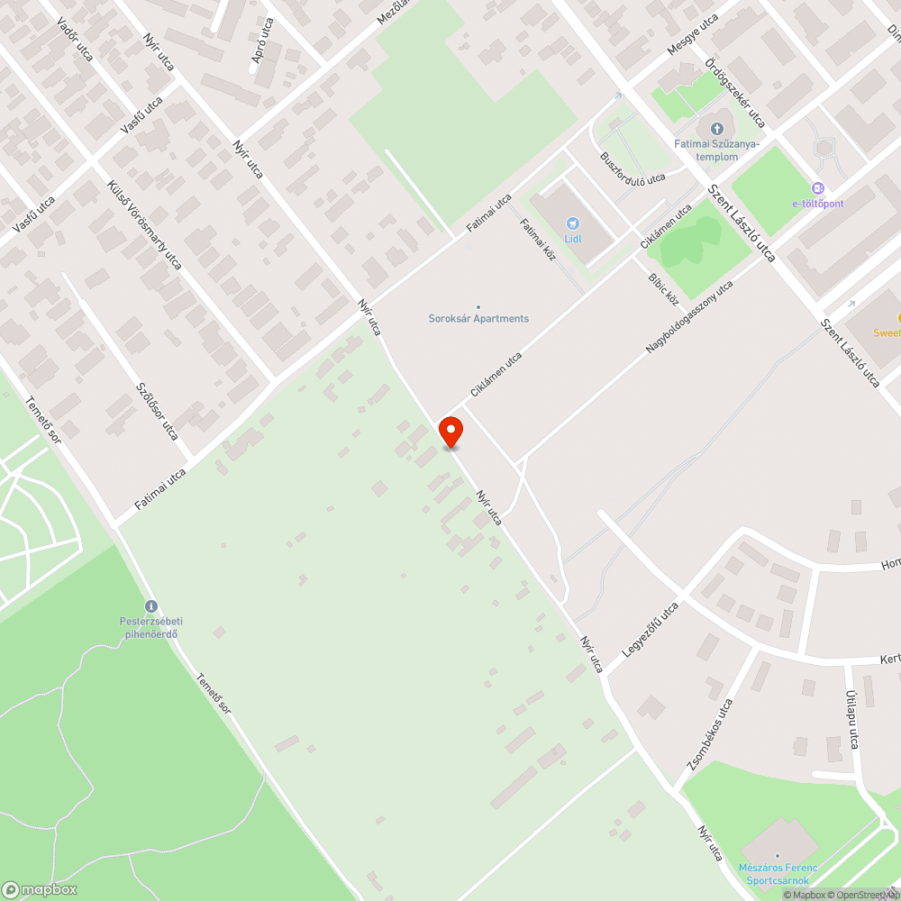 Elhagyott teher autó bejelentés helye