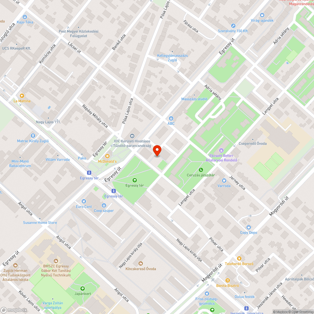 Tüskés bokor játszótéren bejelentés helye