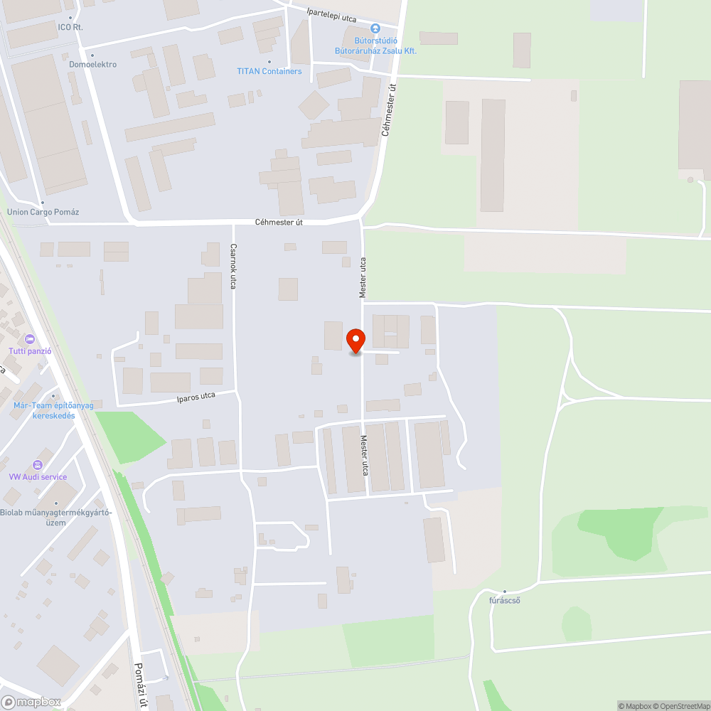 Elhagyott törött autó bejelentés helye