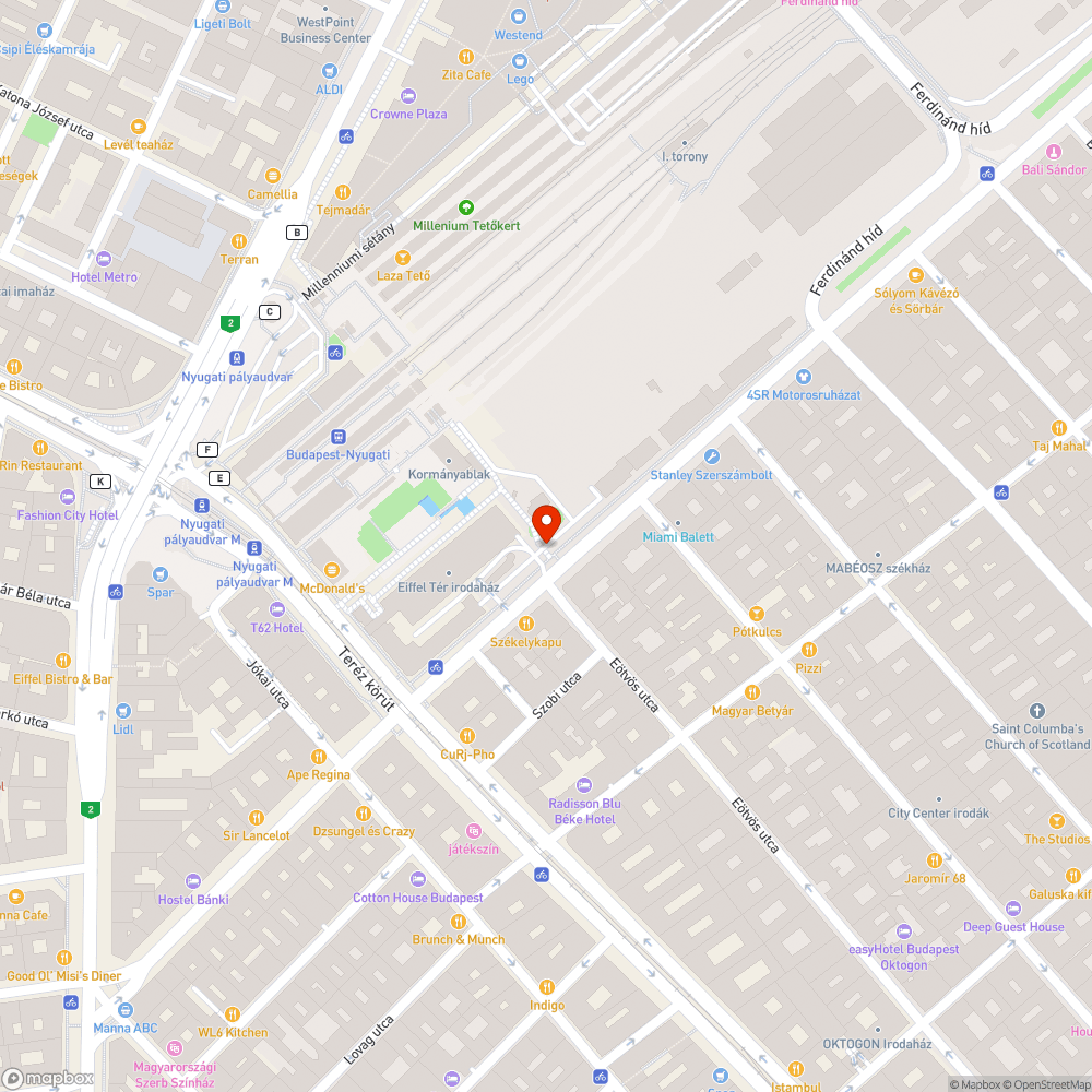 Leszakadt korlát bejelentés helye