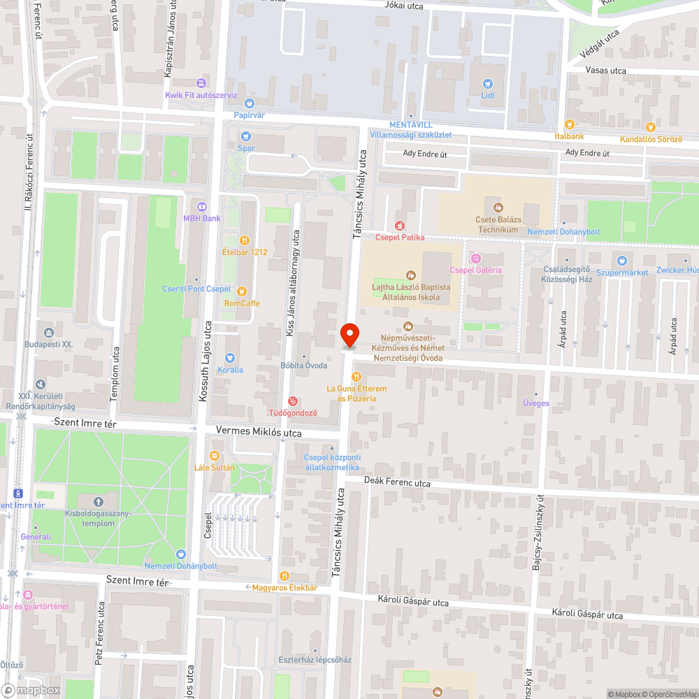 Pukli az úttesten bejelentés helye