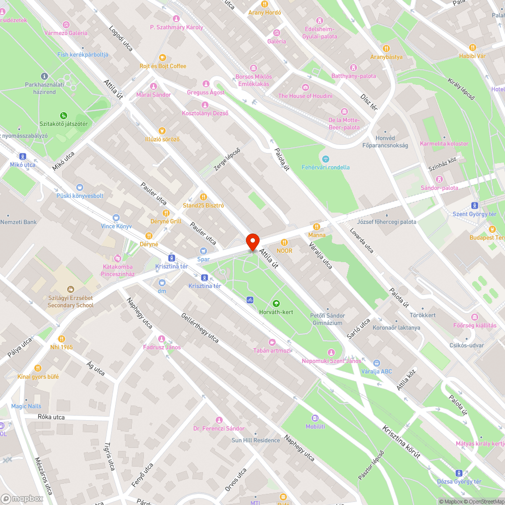 Nem üzemel a csobogó a Horváth kertben bejelentés helye