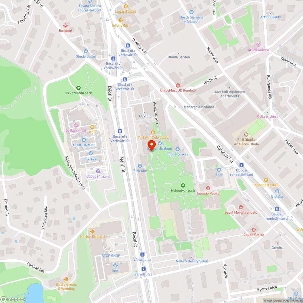 Törött ág bejelentés helye