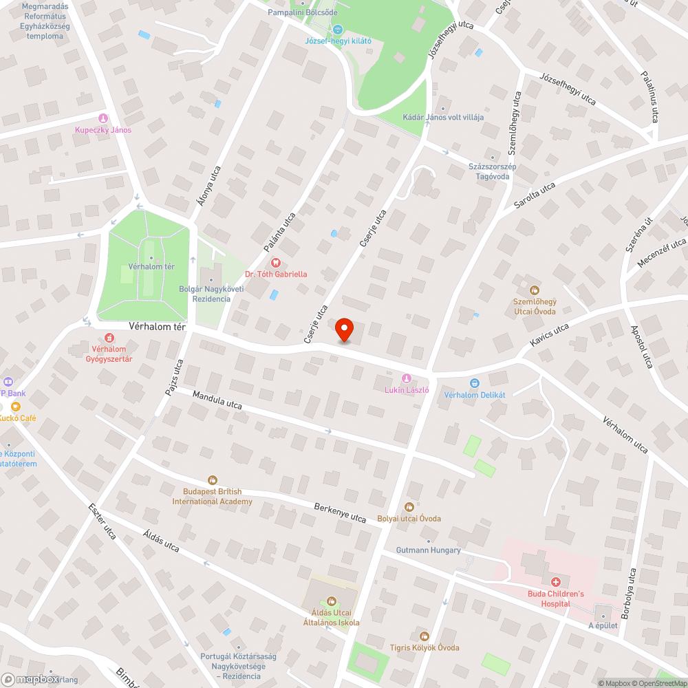 Villamosszekrény bejelentés helye