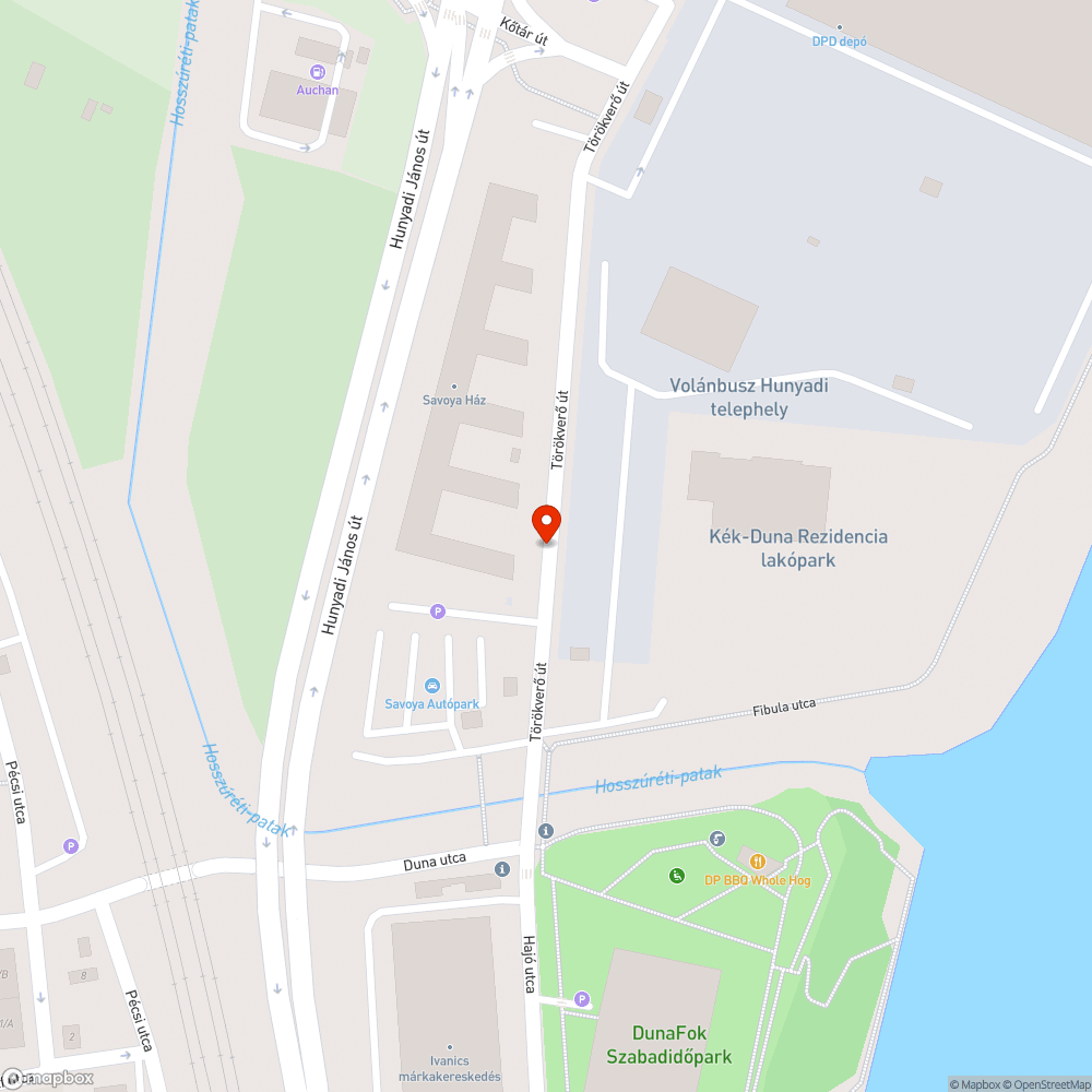 szemét a patak partján - Hosszúréti patak bejelentés helye