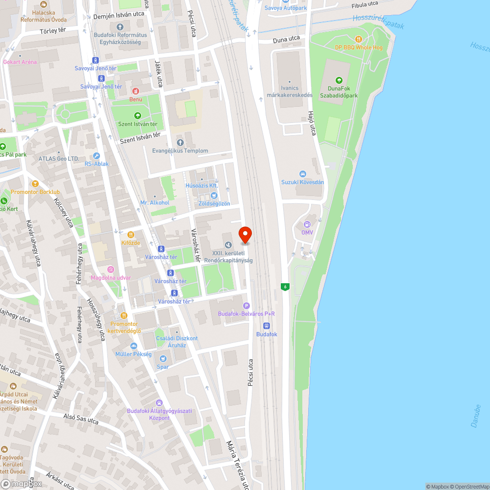 Budafok vasutállomás - graffiti bejelentés helye