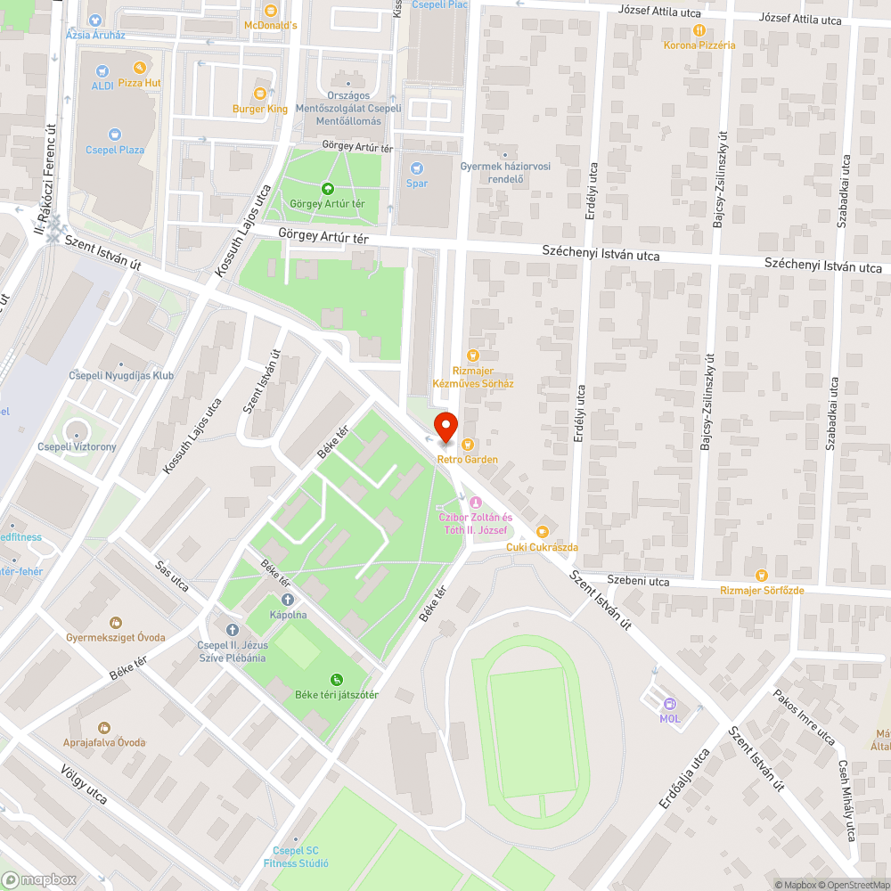 Csepeli kiegészítő lámpa bejelentés helye