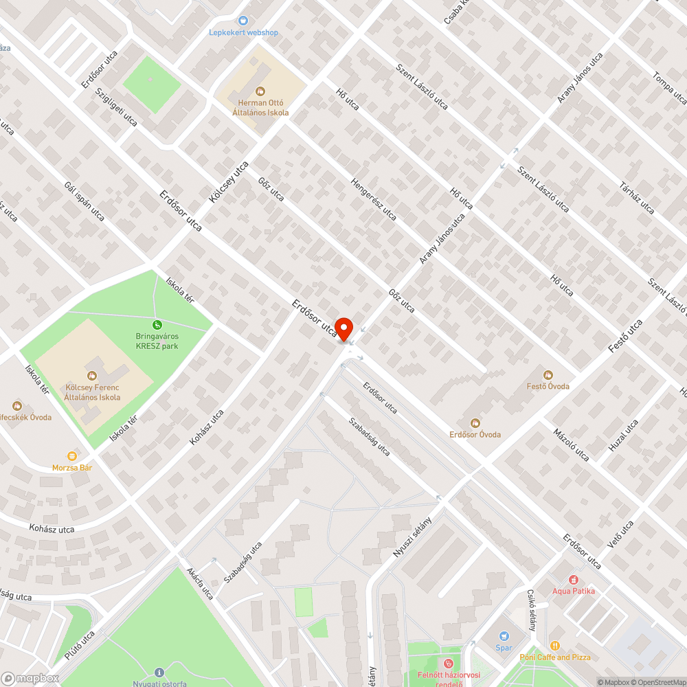 Gyalogátkelőhely létesítése, forgalmi rend megváltoztatása bejelentés helye