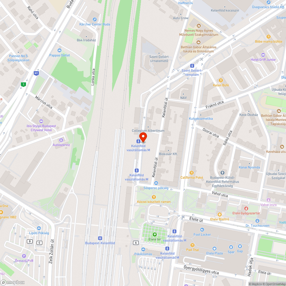 Alacsonyan lógó vezeték bejelentés helye