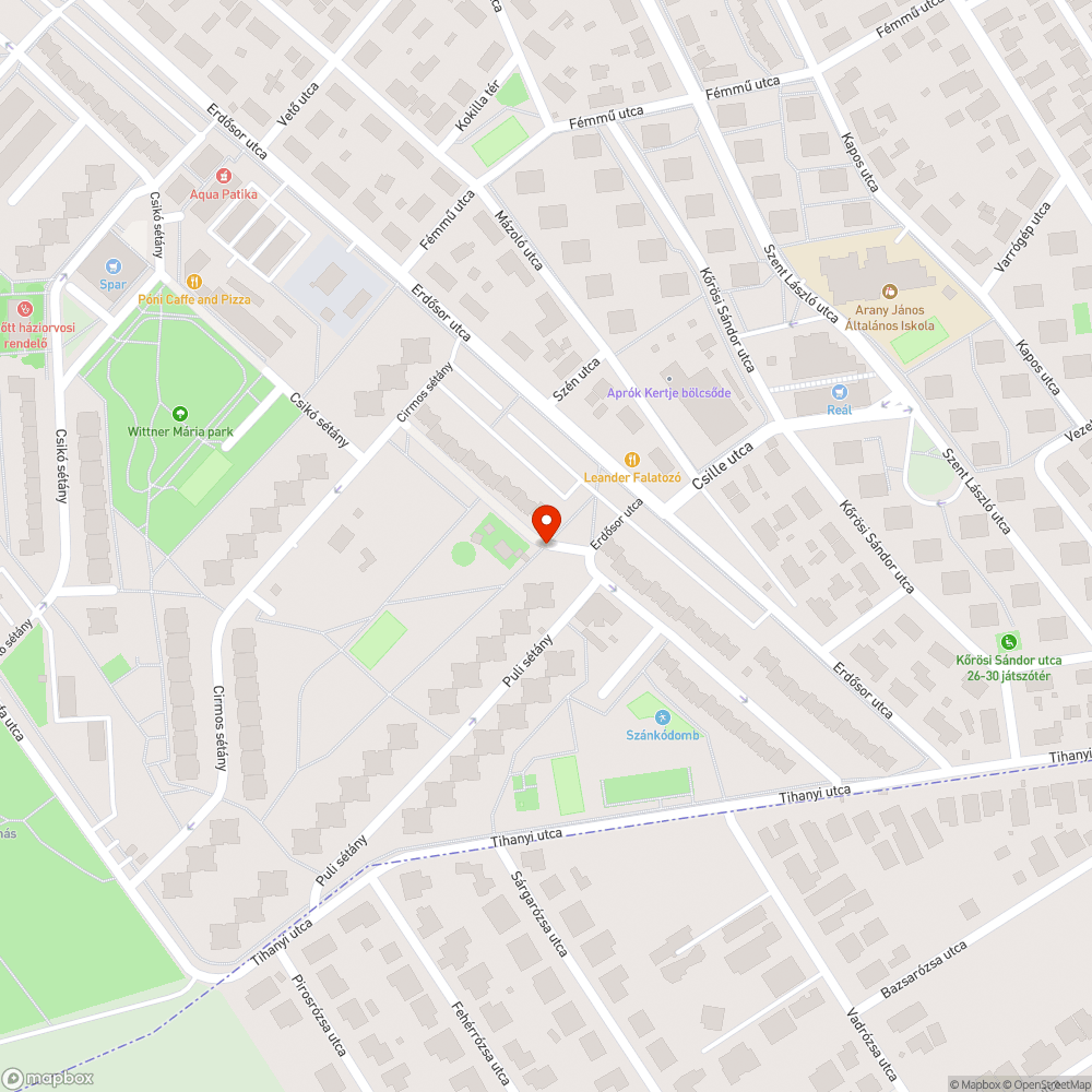 Kidőlt poller bejelentés helye