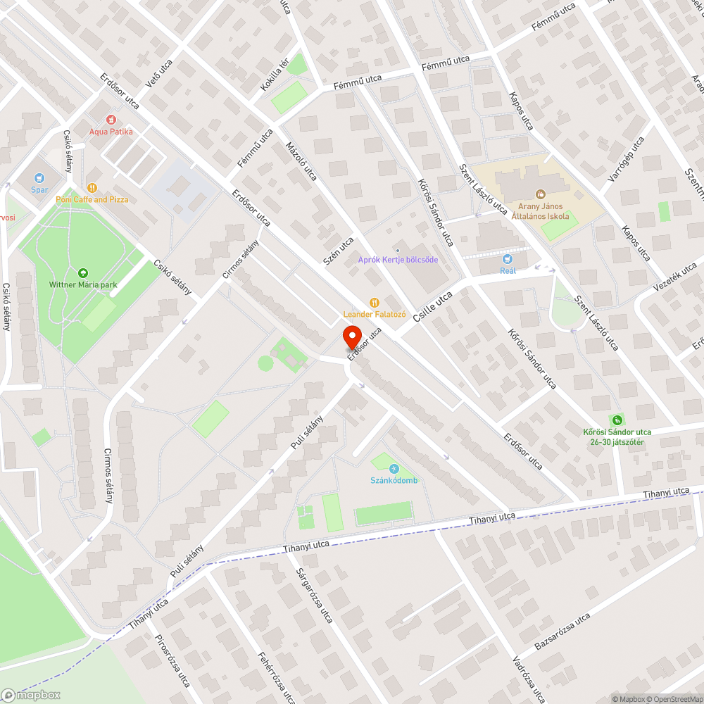 Megtévesztő tábla bejelentés helye