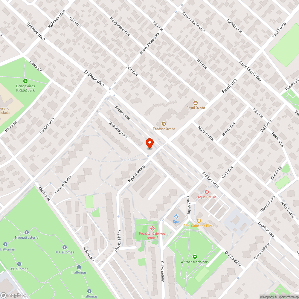 Aknafedlapok bejelentés helye