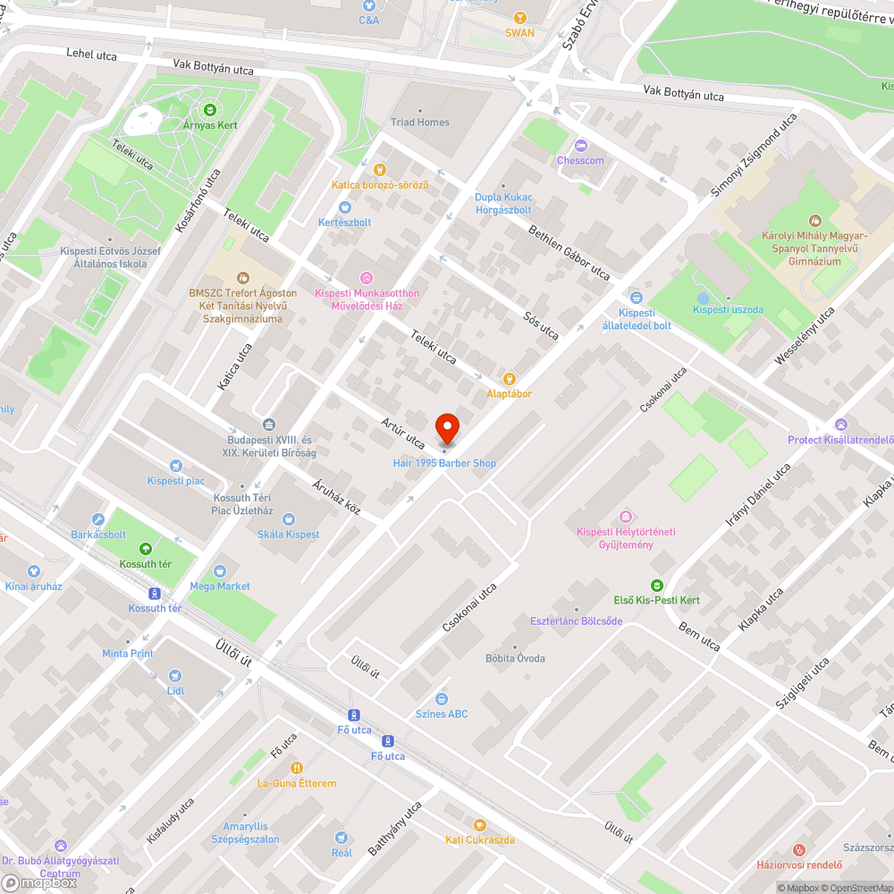 Buszsáv kijelölése bejelentés helye