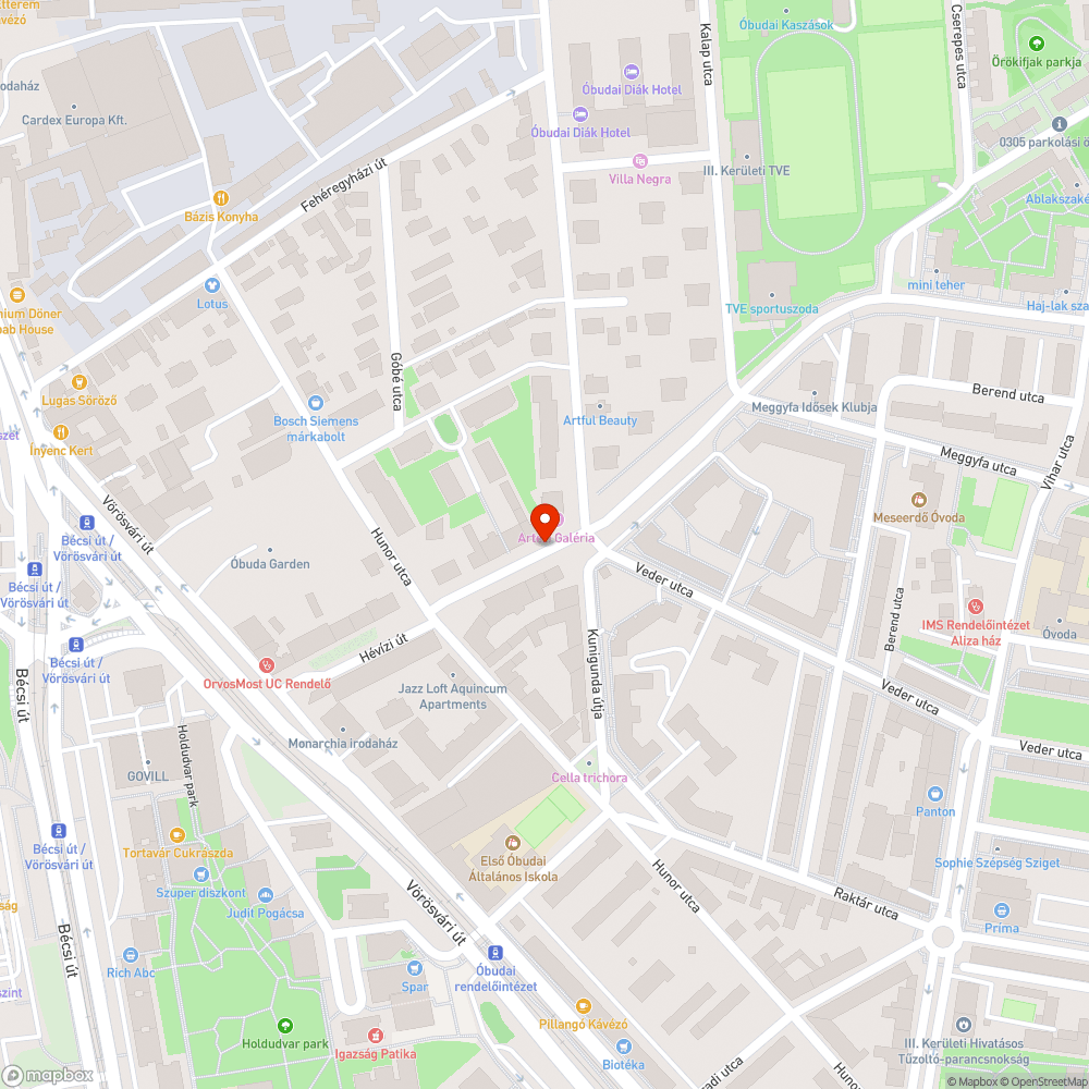 Mély kátyúk bejelentés helye