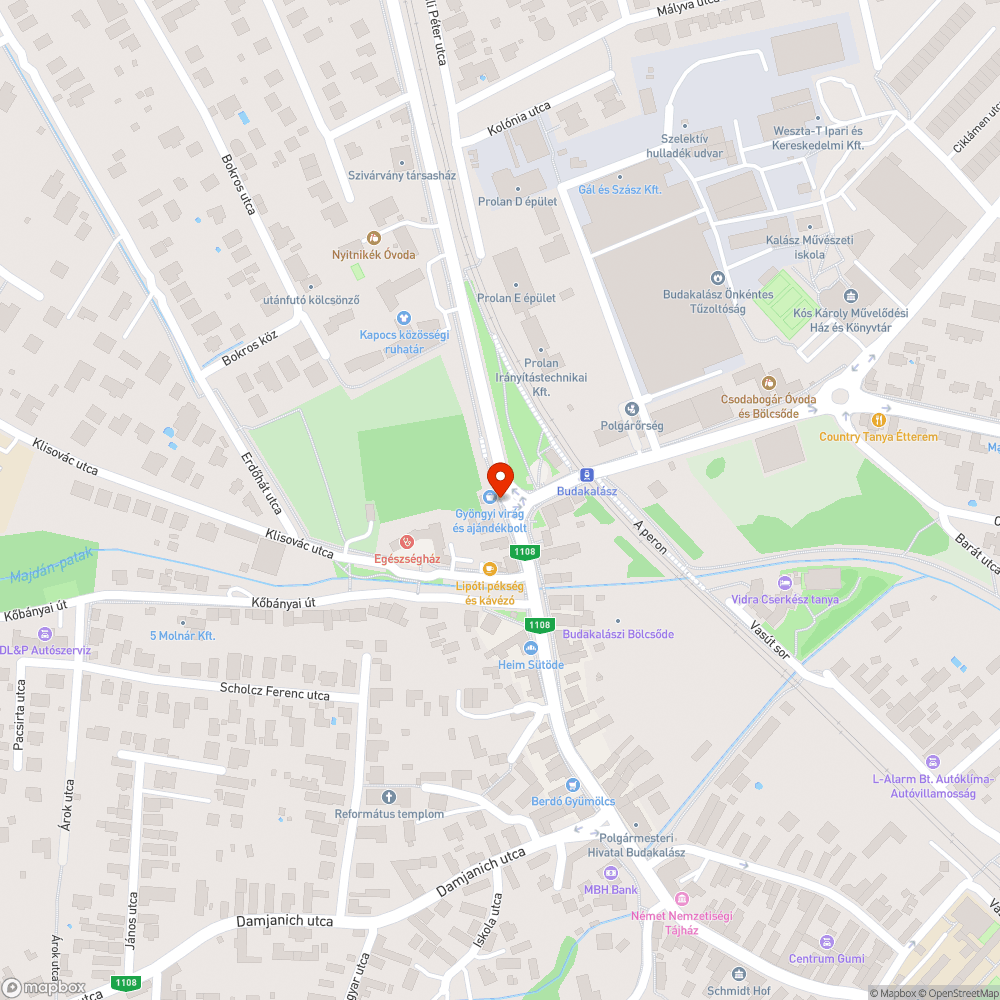 Félig nyitott Elműs doboz bejelentés helye