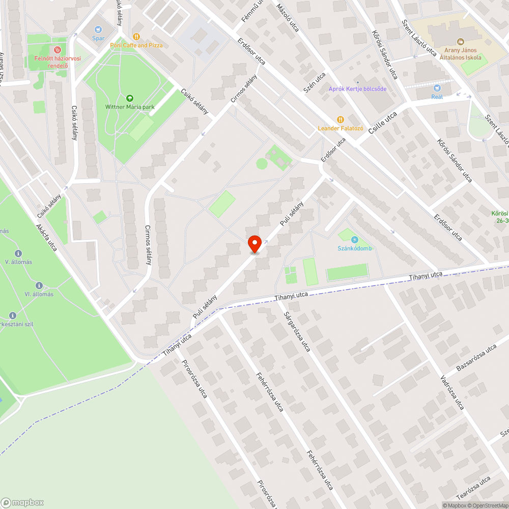 Hiányos forgalomcsillapító bejelentés helye