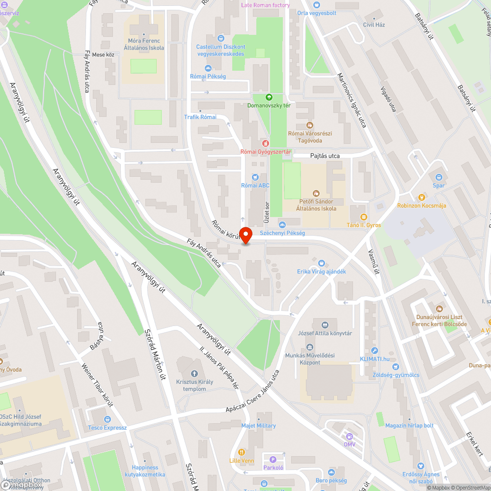 nyitott oszlopajtó bejelentés helye